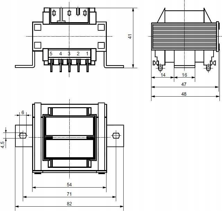 Transformator 10VA, 230Vac (8V, 18.3V) 0.7A, 0.34A EAN (GTIN) 5903890015763