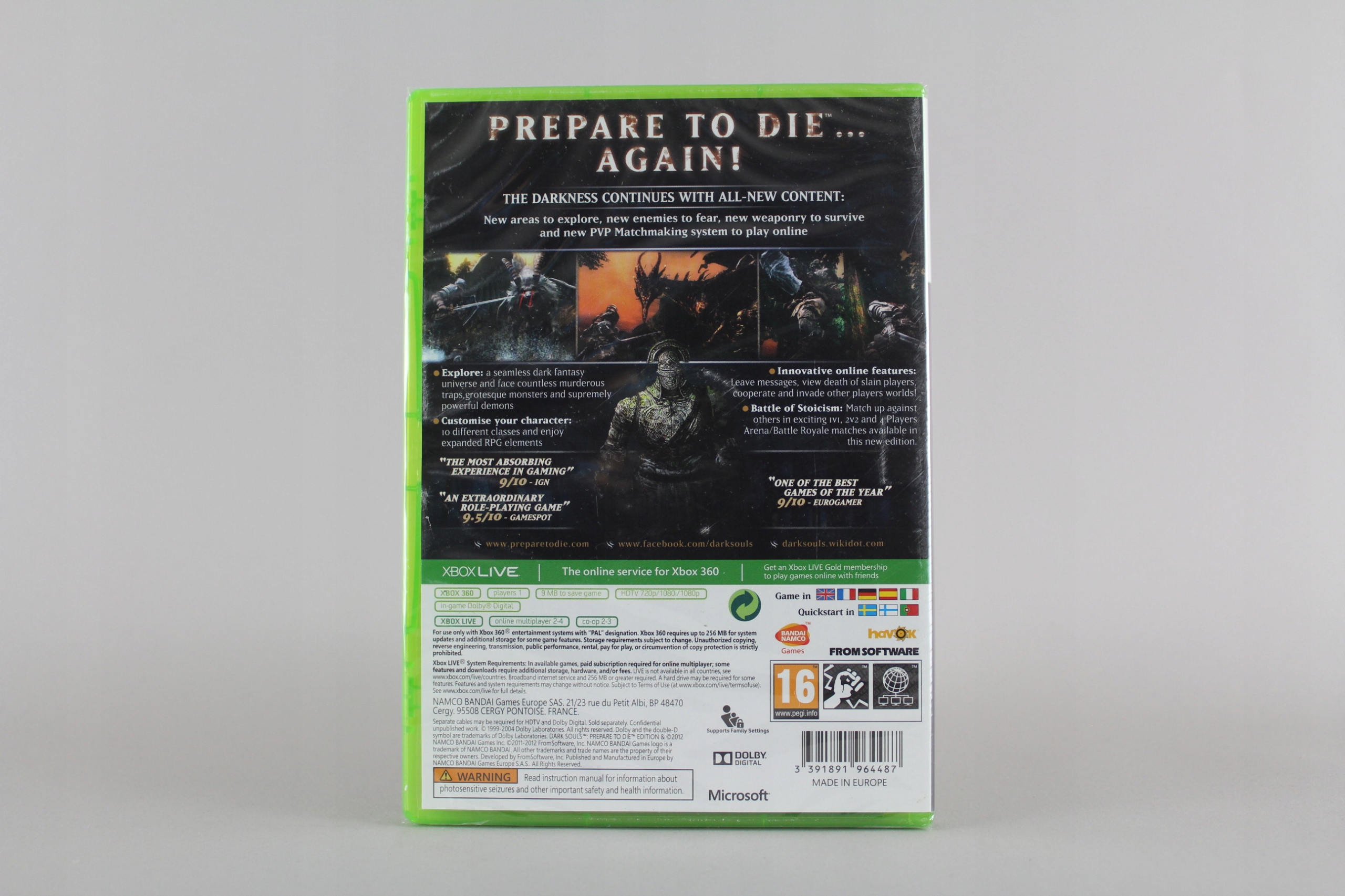 Gra Dark Souls: Prepare to Die Edition X360 Максимальное количество игроков 4