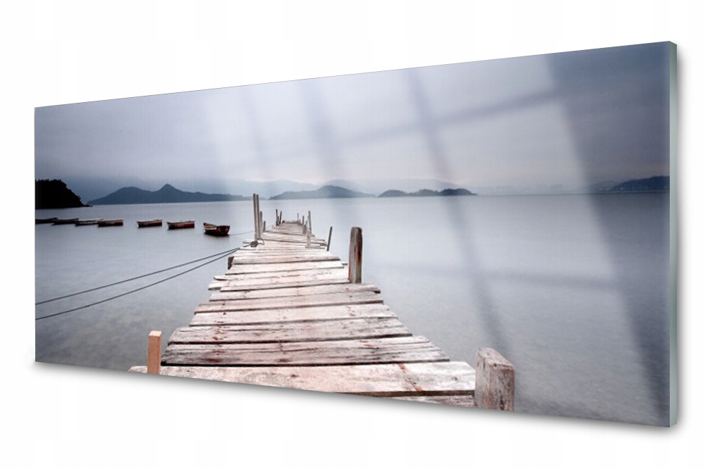 

Panel szklany do kuchni Dekor Most Morze 125x50
