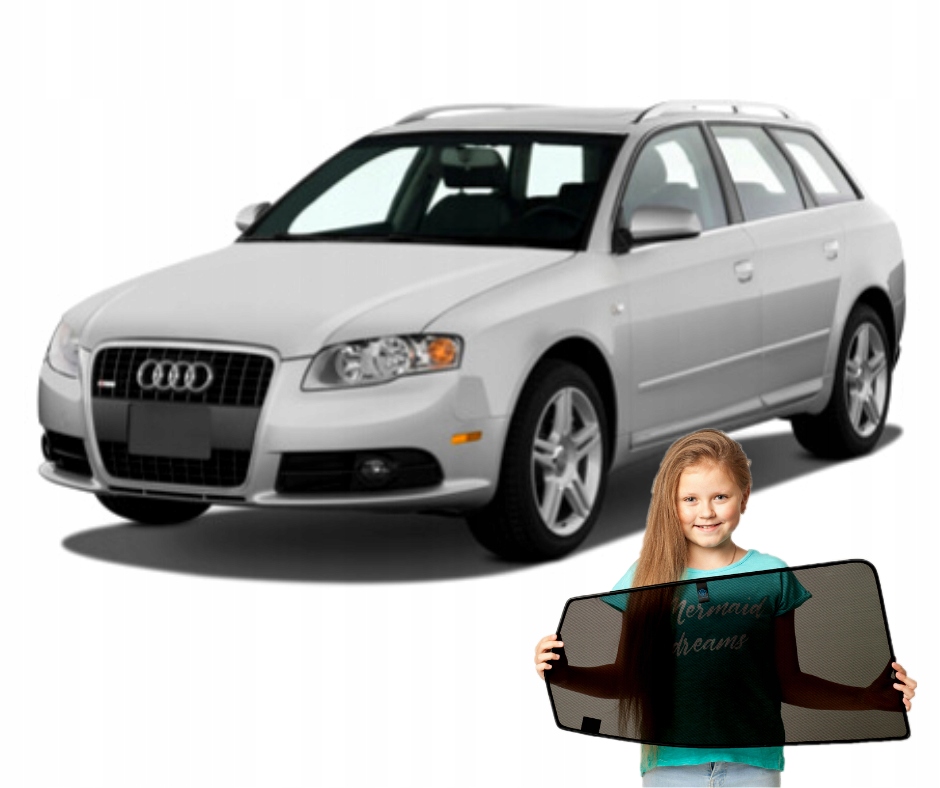 Záclony Rolety Kryty Dedikované na magnety pro Audi A4 B7 Avant Kombi