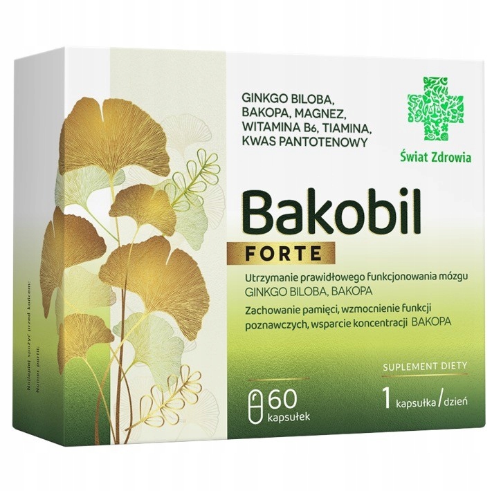 Bakobil Forte Świat Zdrowia 60 kapsułek
