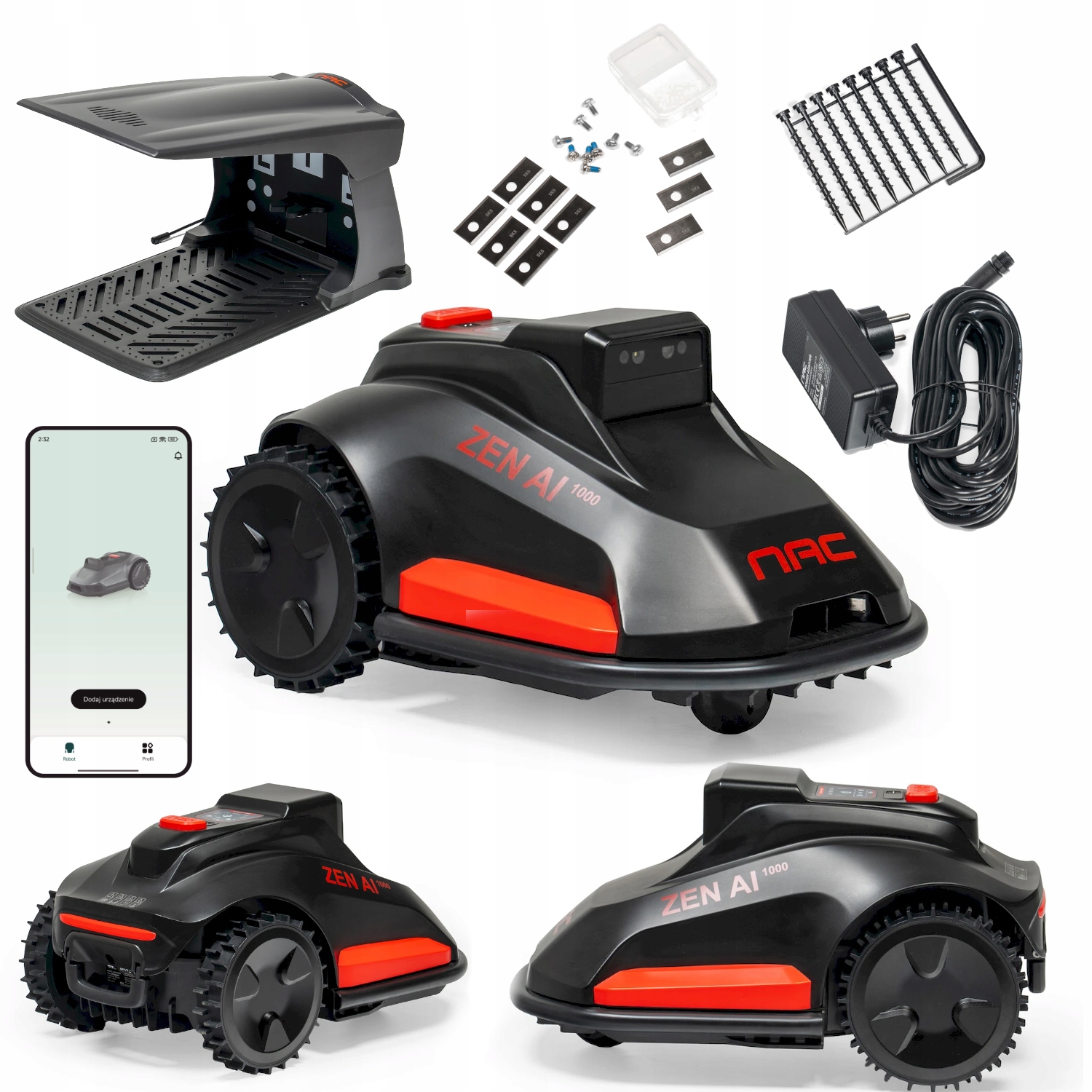 Nac Robot Samojezdny Z Kamerą Ai RLM-1000-APP