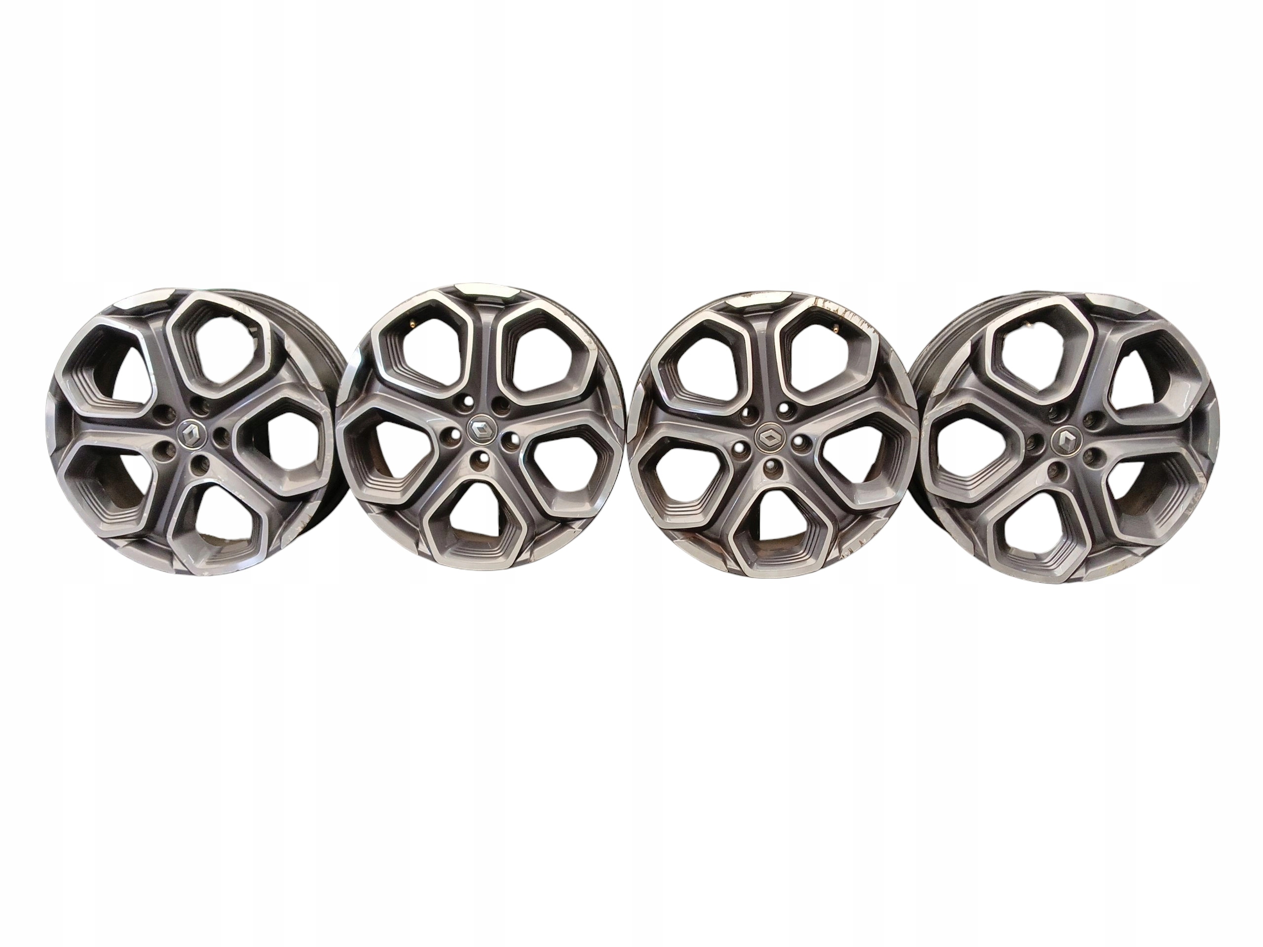 4x discs aluminium RENAULT KADJAR 7.0"x19" 5x114.3 ET40
