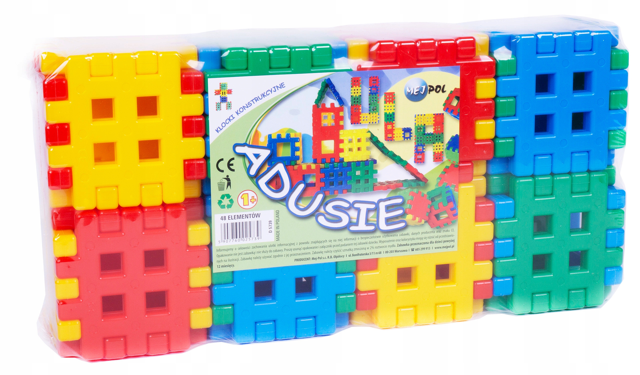 

Klocki Konstrukcyjne Wafle Adusie Przestrzenne 48