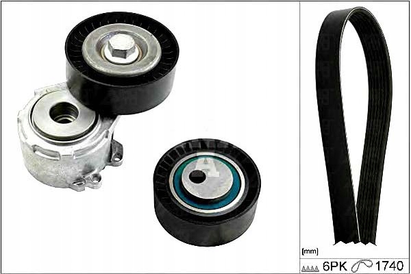 Sada Klínového Řemene Ina KCA0034 6PK1740K1 K056P