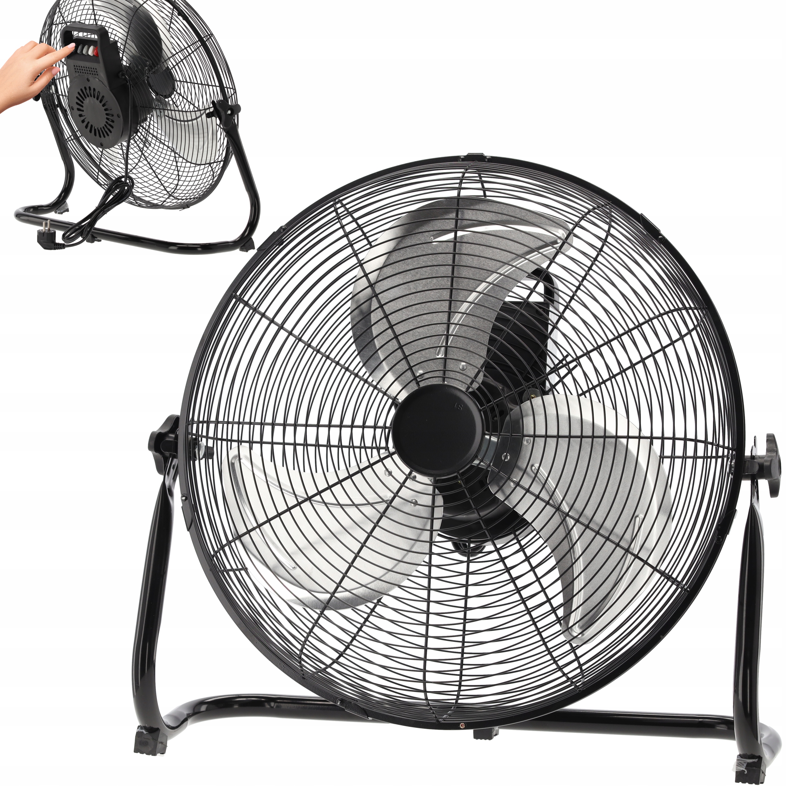 CYRKULATOR WENTYLATOR PODŁOGOWY MOCNY 70W WIATRAK BIUROWY DOMOWY KOLORY