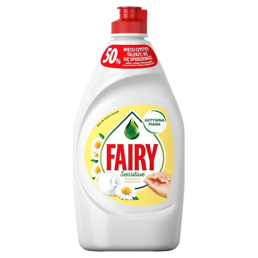 

Fairy Sensitive Rumianek witamina E Płyn do naczyń