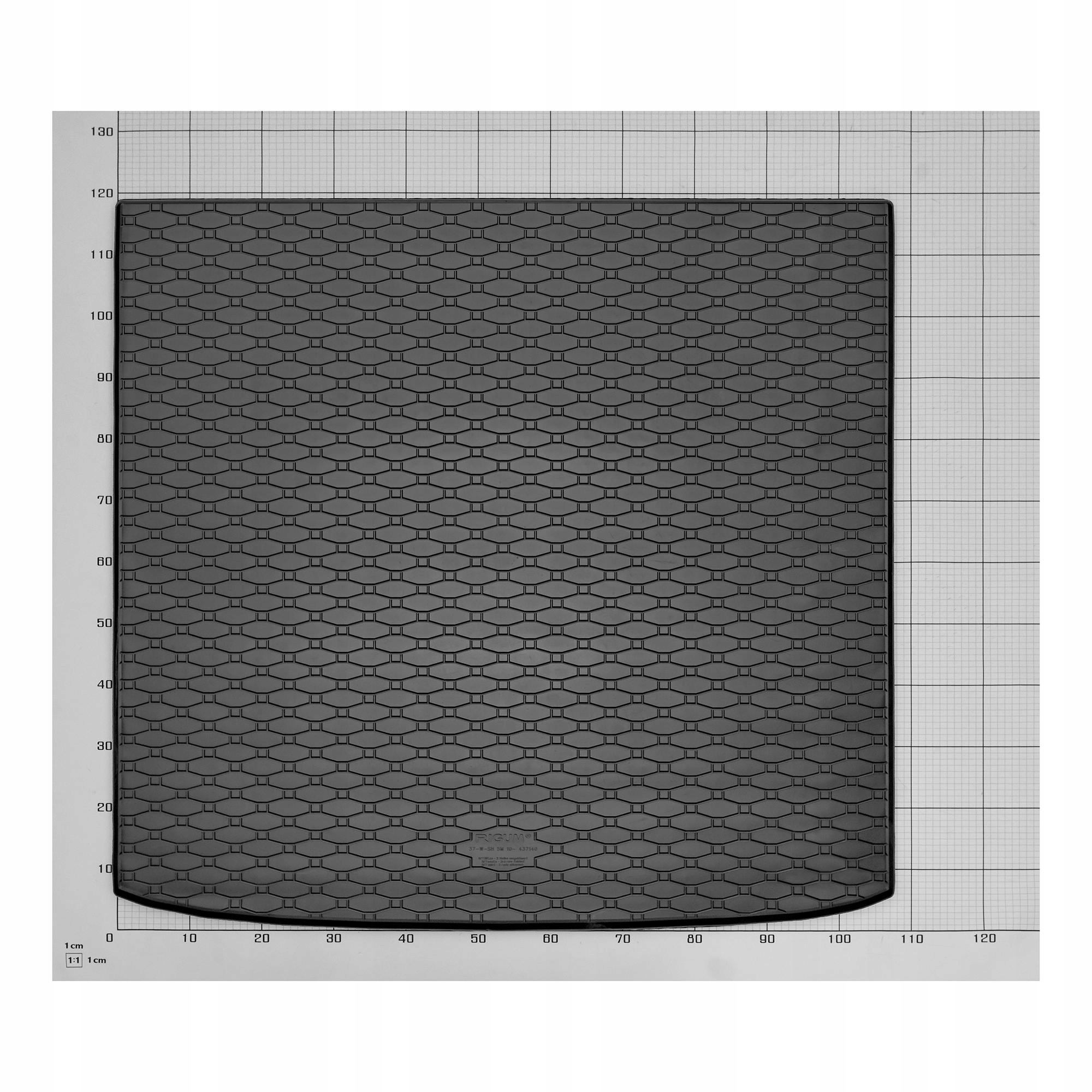 Zestaw dywaników do SEAT Alhambra 5 miejsc od 2010 Materiał guma