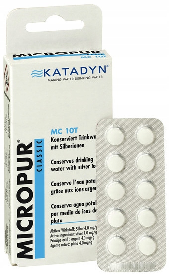 Іони срібла для очищення води КАТАДИН 40шт.