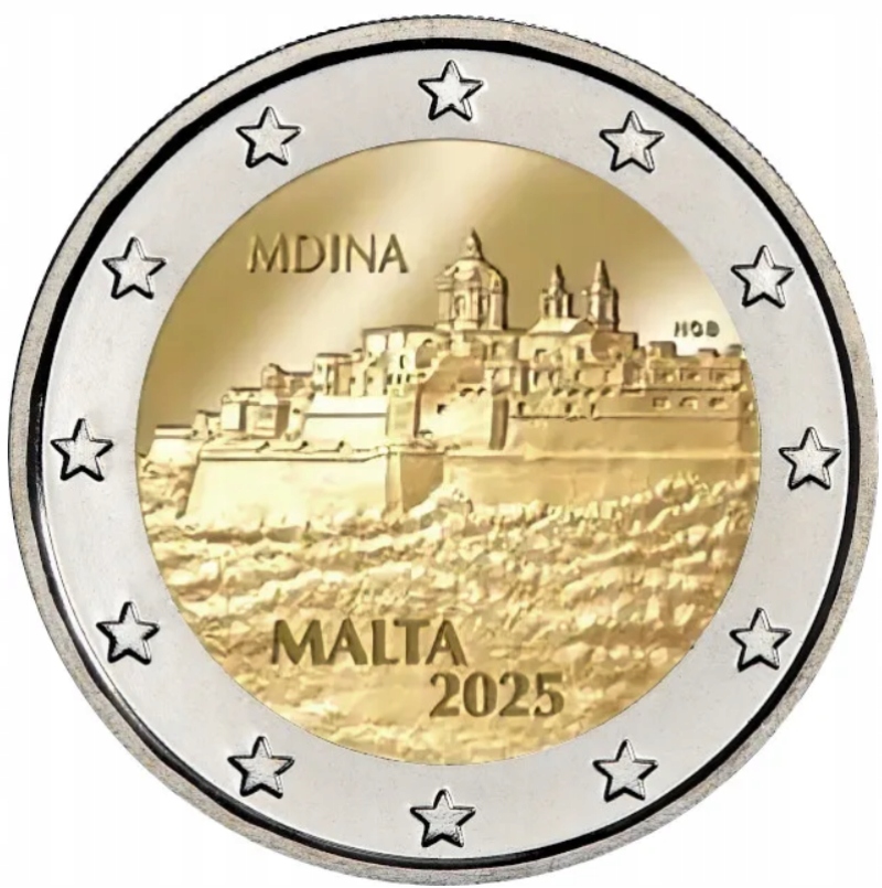 Malta 2 euro 2025 - Mdina