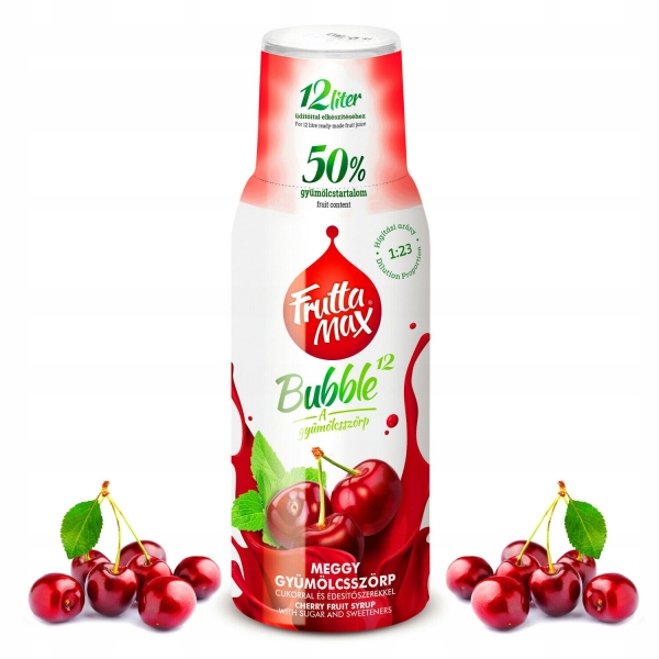 Syrop do saturatora Fruttamax wiśniowy 500 ml Marka Fruttamax