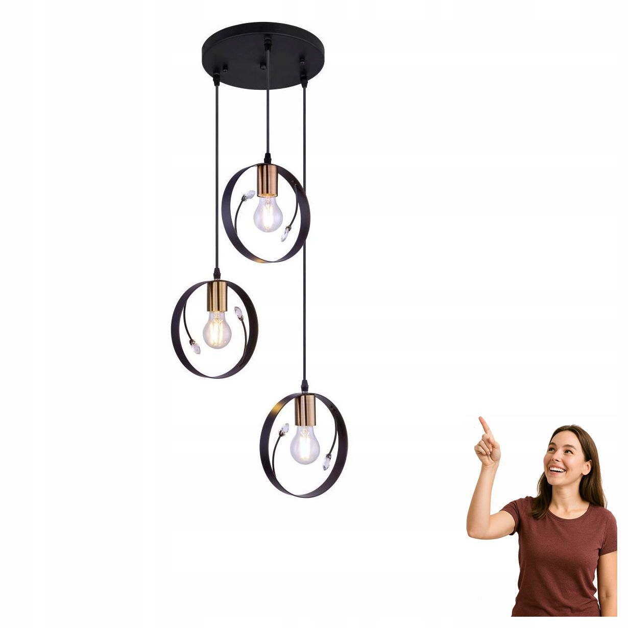 Závesná lampa Vigo 15346-3 Globo