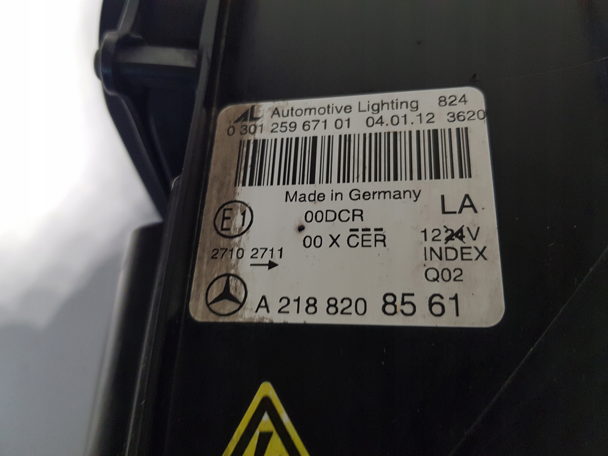 MERCEDES CLS W218 C218 light LED left front XENON positioning BIXENON