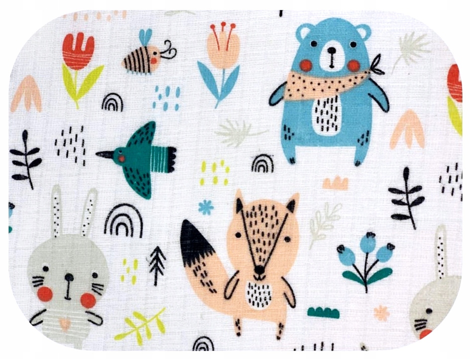 

Pielucha pieluszka tetrowa kolorowa Polska 70x80