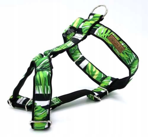 Levně KenDog Postroj pro psa Guard Listy Monstera S obvod hrudníku 35-50 cm