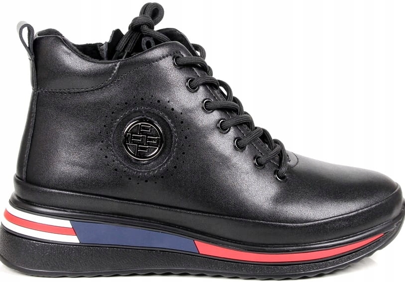 Černé Kotníkové Boty Na Platformě, Klínky Se Zapínáním Na Zip Na Fleecu 4