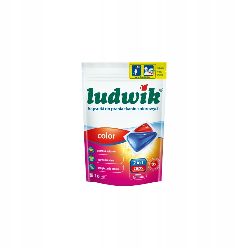 

Ludwik 2 In 1 Kapsułki Do Prania Color 10 szt