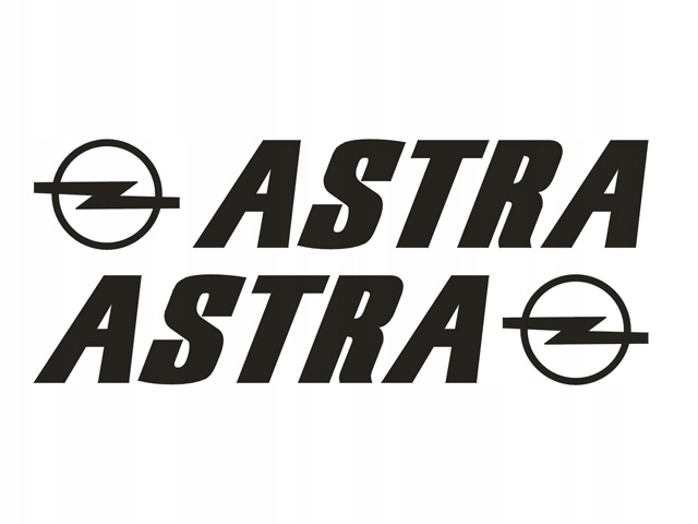 

Naklejki na drzwi Opel Astra 45cm Irmscher Bertone