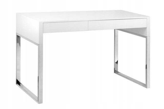 Biurko Unique białe lakierowane Profesjonalne Bora