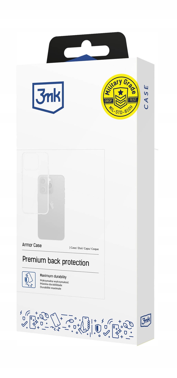 Etui 3mk Armor Case na Samsung Galaxy M35 przezroczyste 3mk Protection