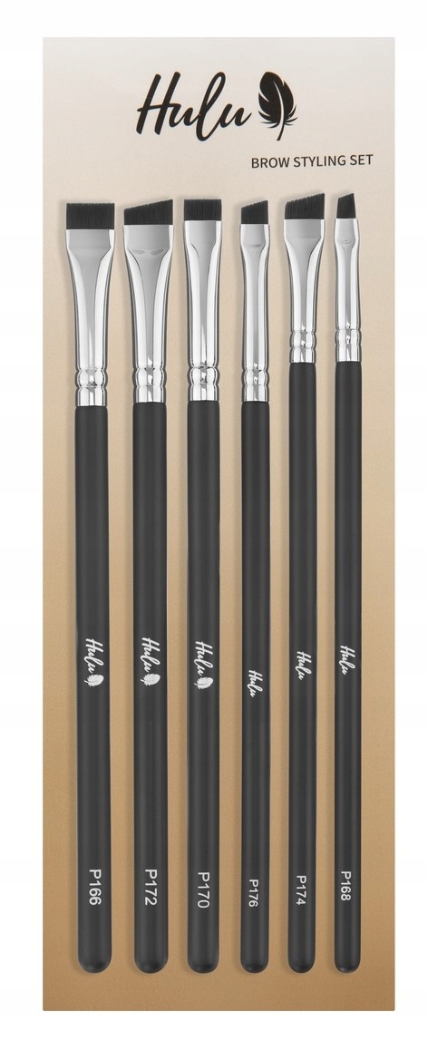 Hulu Sada 6 kusů štětců na úpravu obočí Brow Styling Set