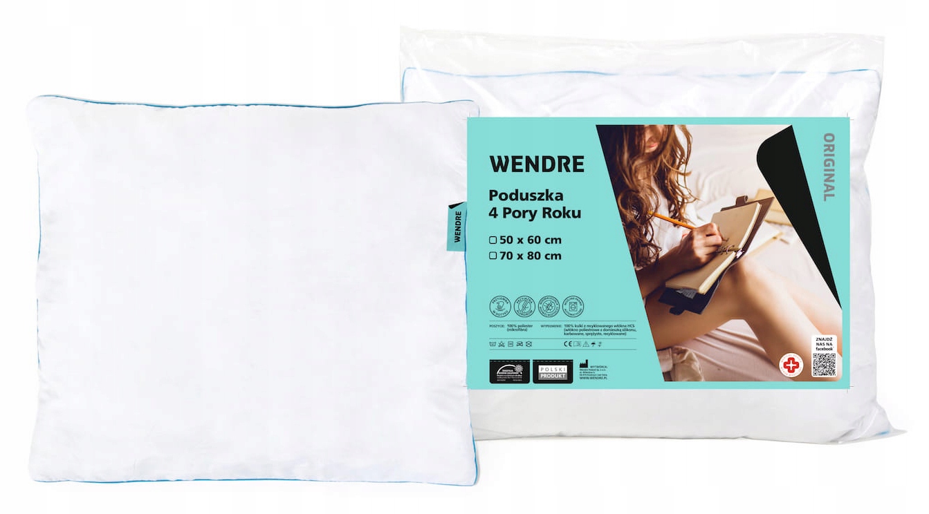 

Poduszka 40x40 Antyalergiczna Jasiek 4 Pory Roku