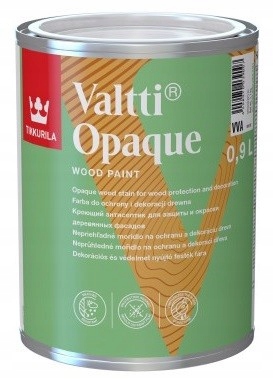 Tikkurila Valtti Opaque farba do drewna 0,9L biała