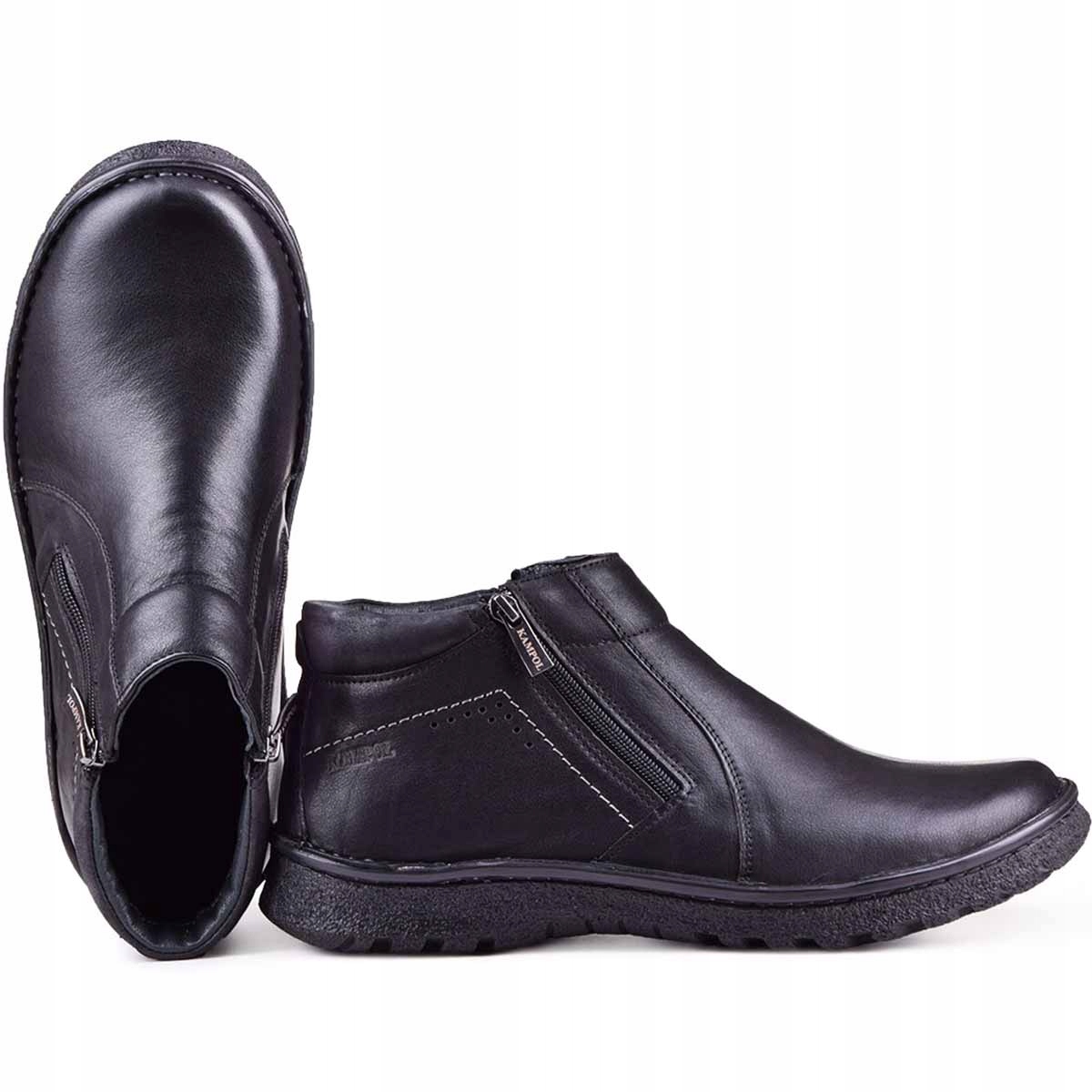 BUTY MESKIE SZTYBLETY OCIEPLANE ZIMOWE KamPol r.41 Marka Kampol