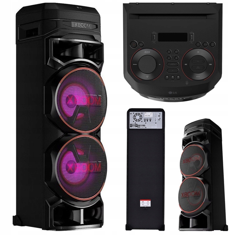 Miniwieża Głośnik Przenośny Lg Xboom RNC9 Bluetooth 1000W Karaoke
