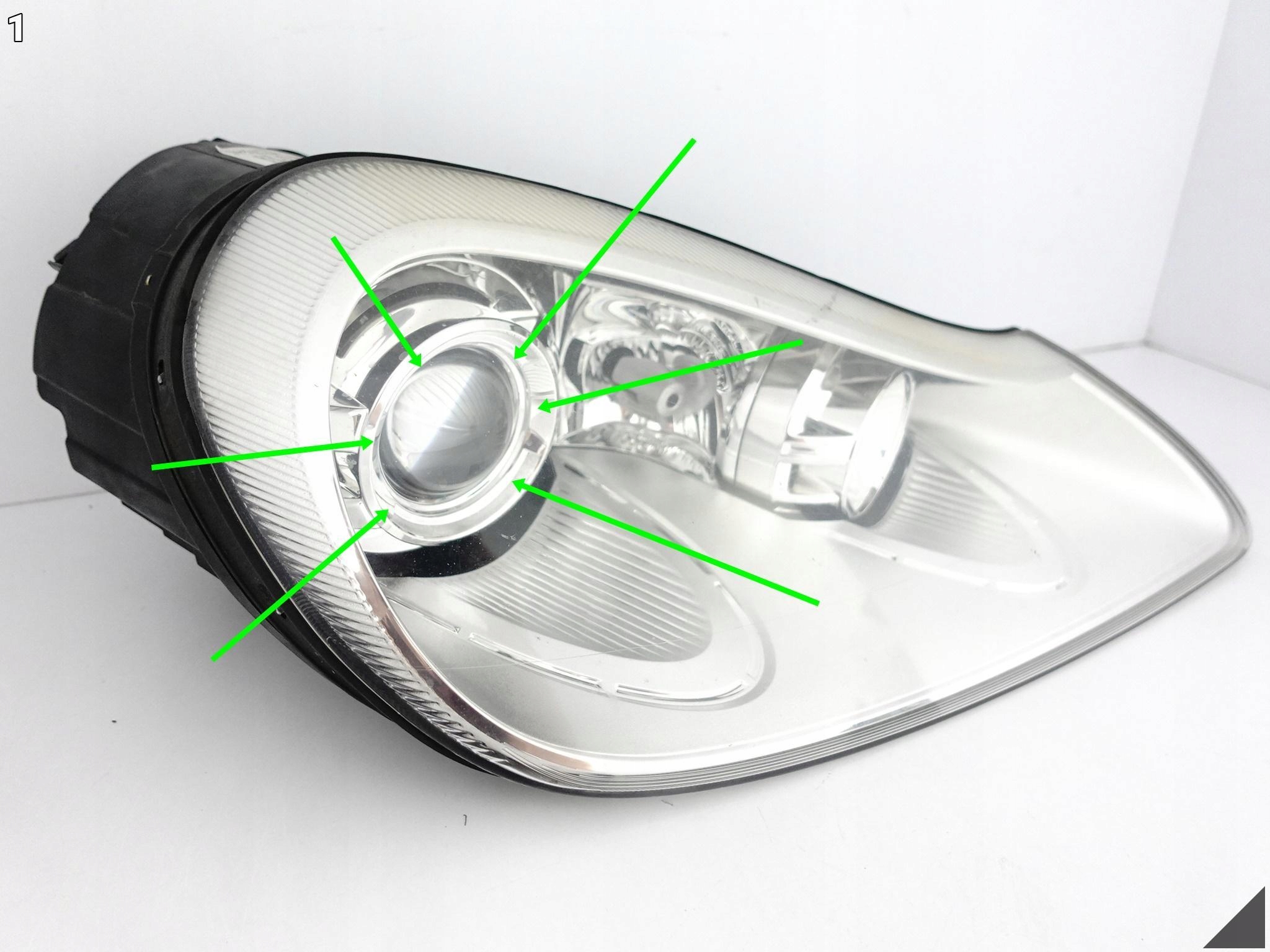 PORSCHE CAYENNE 7L5 955 LIFT 07-10 light XENON right front EUROPA