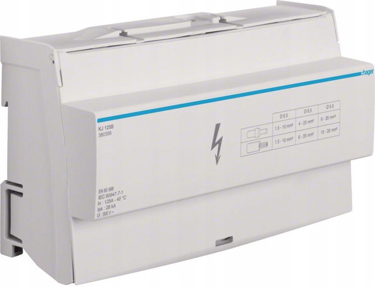4-pólový rozvaděč In=125 A Hager KJ125B