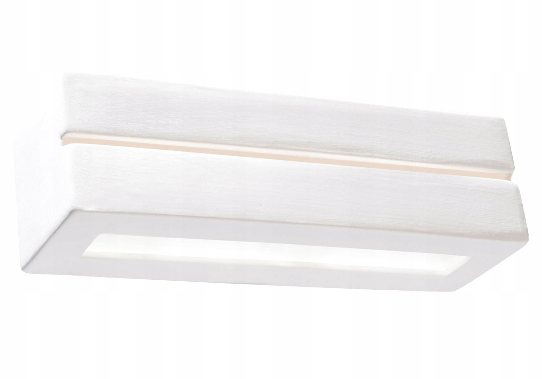 Nástěnné svítidlo Sollux Vega Line z bílé keramiky s možností stmívání