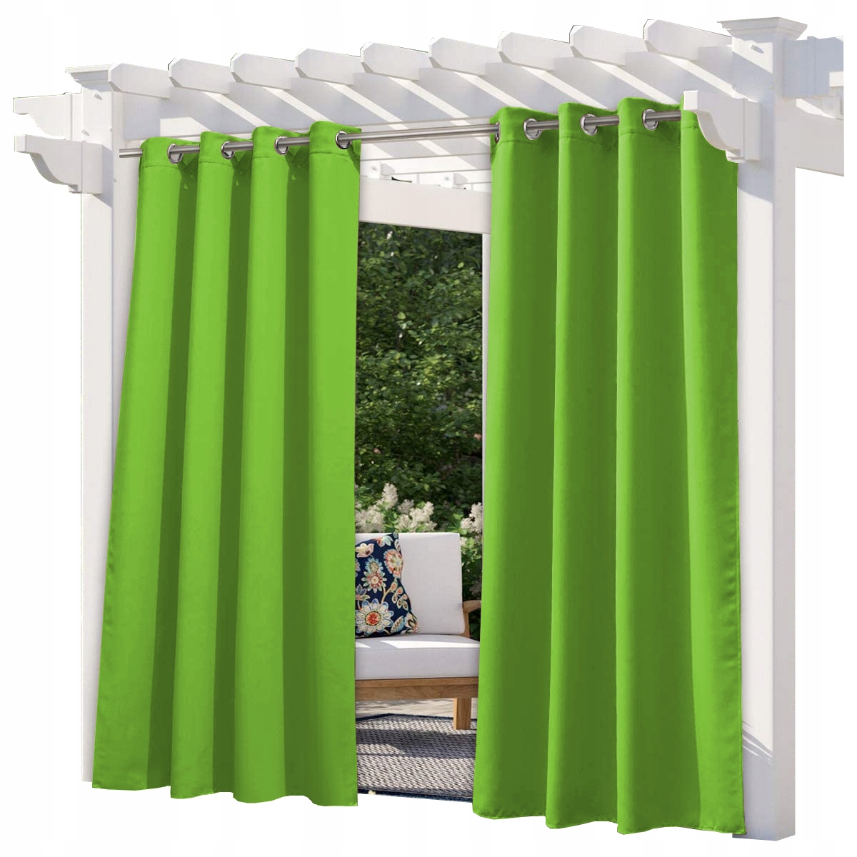 Zahradní závěs voděodolný 155 x 250 cm, výška jablko