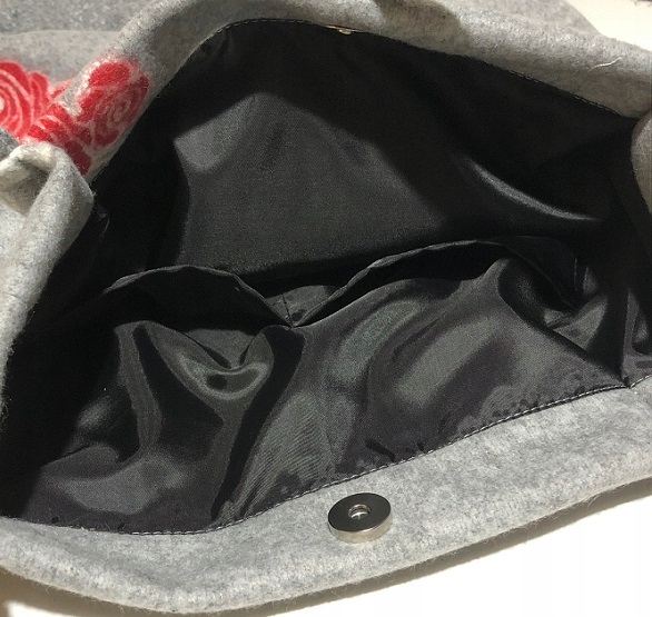 TORBA WOREK TOREBKA SZHOPERKA FLAUSZ KWIATY Materiał dominujący tkanina