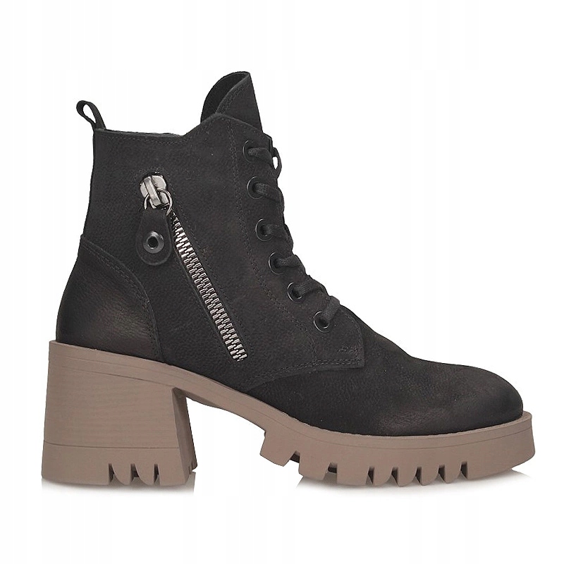 Kožené dámské kotníkové boty Boccato 441.SP.07 R51 Tbbpunto Black