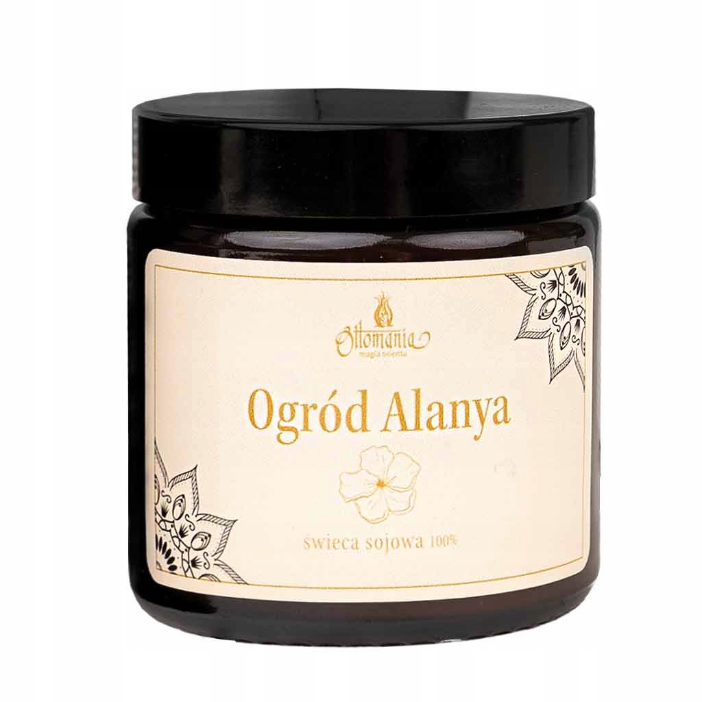 

Orientalna Świeczka Sojowa Zapachowa Ogród Alanya