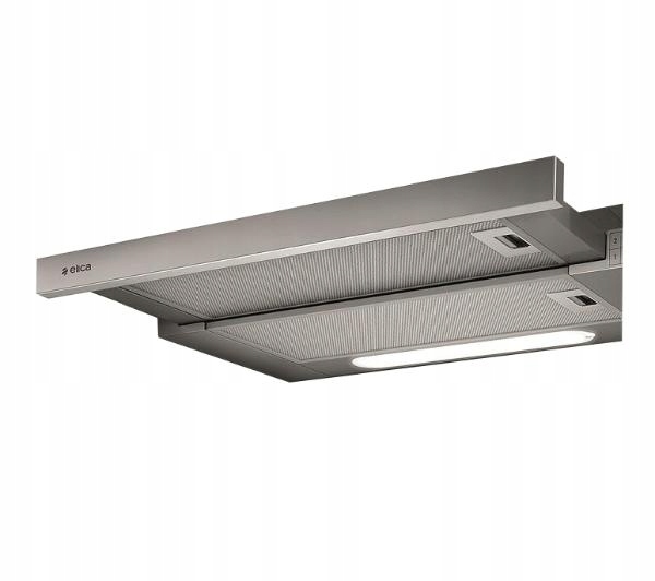 Okap teleskopowy Elica Elite 14 Lux GRIX/A/50 304 m3/h Srebrno-szary