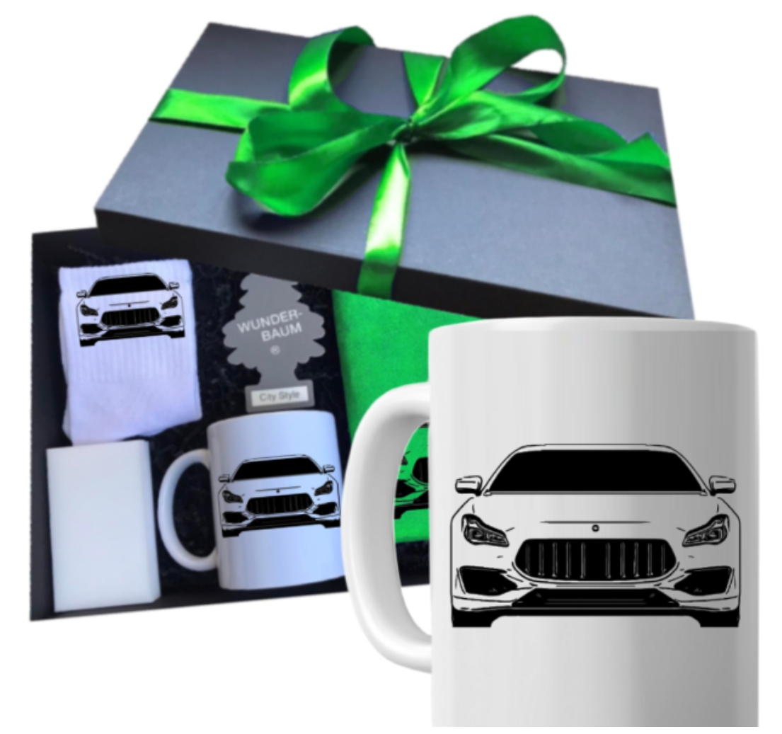 Sada Dárek k narozeninám pro řidiče pro fanouška Maserati