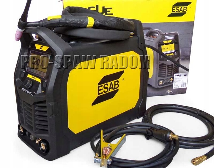 Spawarka inwertorowa Tig do aluminium Esab Rogue 230iP 230 A Ac/dc