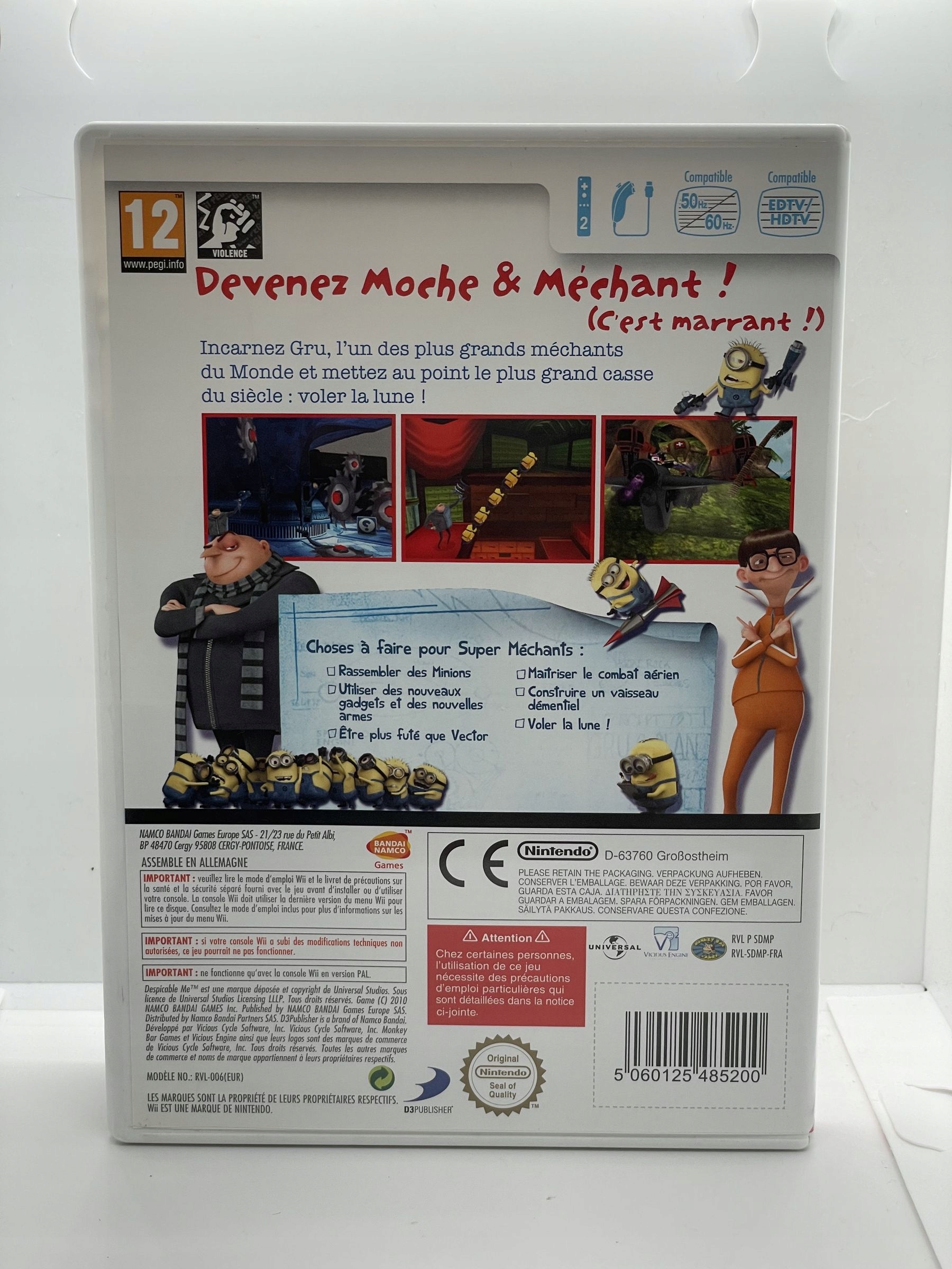 Gra Despicable Me Nintendo Wii Tytuł Despicable Me: The Game