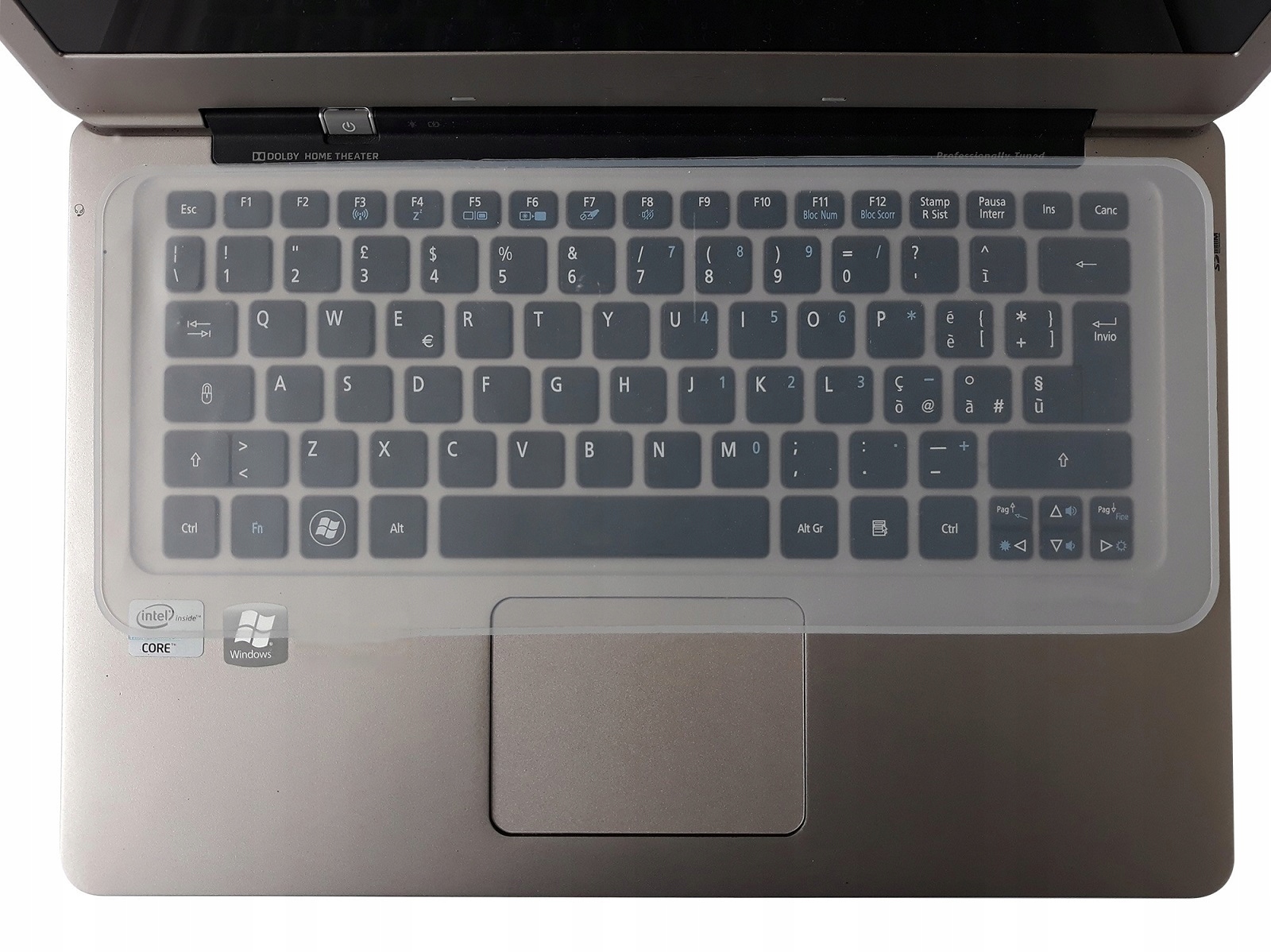 Nakładka ochronna Techly silikonowa na klawiaturę laptopa 15"