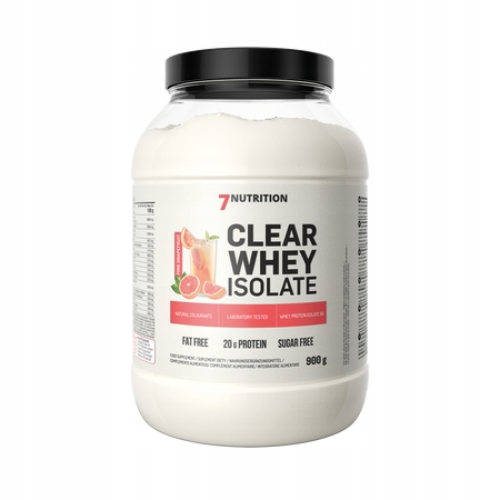 7NUTRITION Clear Whey Isolate 900G Doplněk Stravy Izolát Bílkovina Masa
