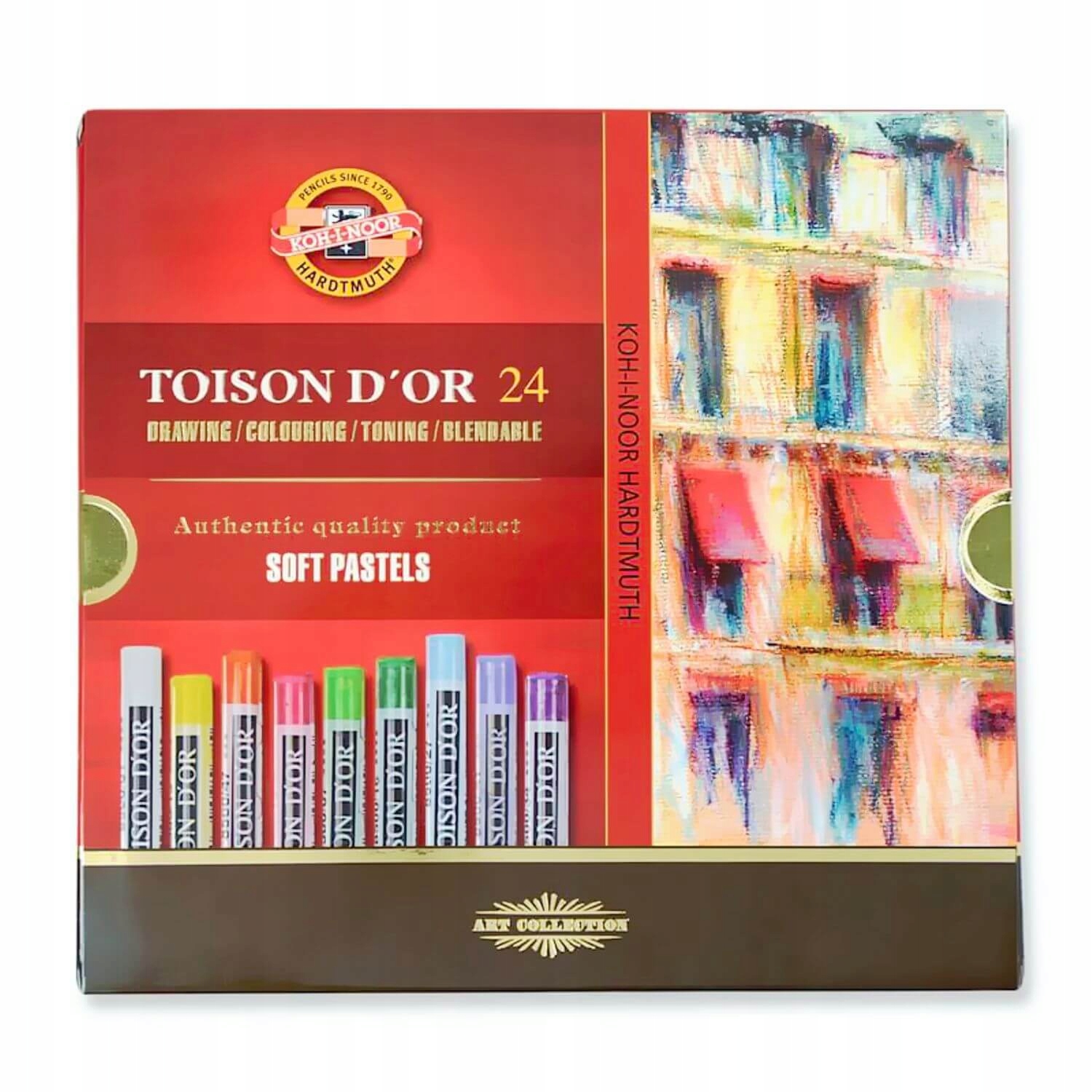 Suché pastely Koh-I-Noor Toison D'Or 24 kol.