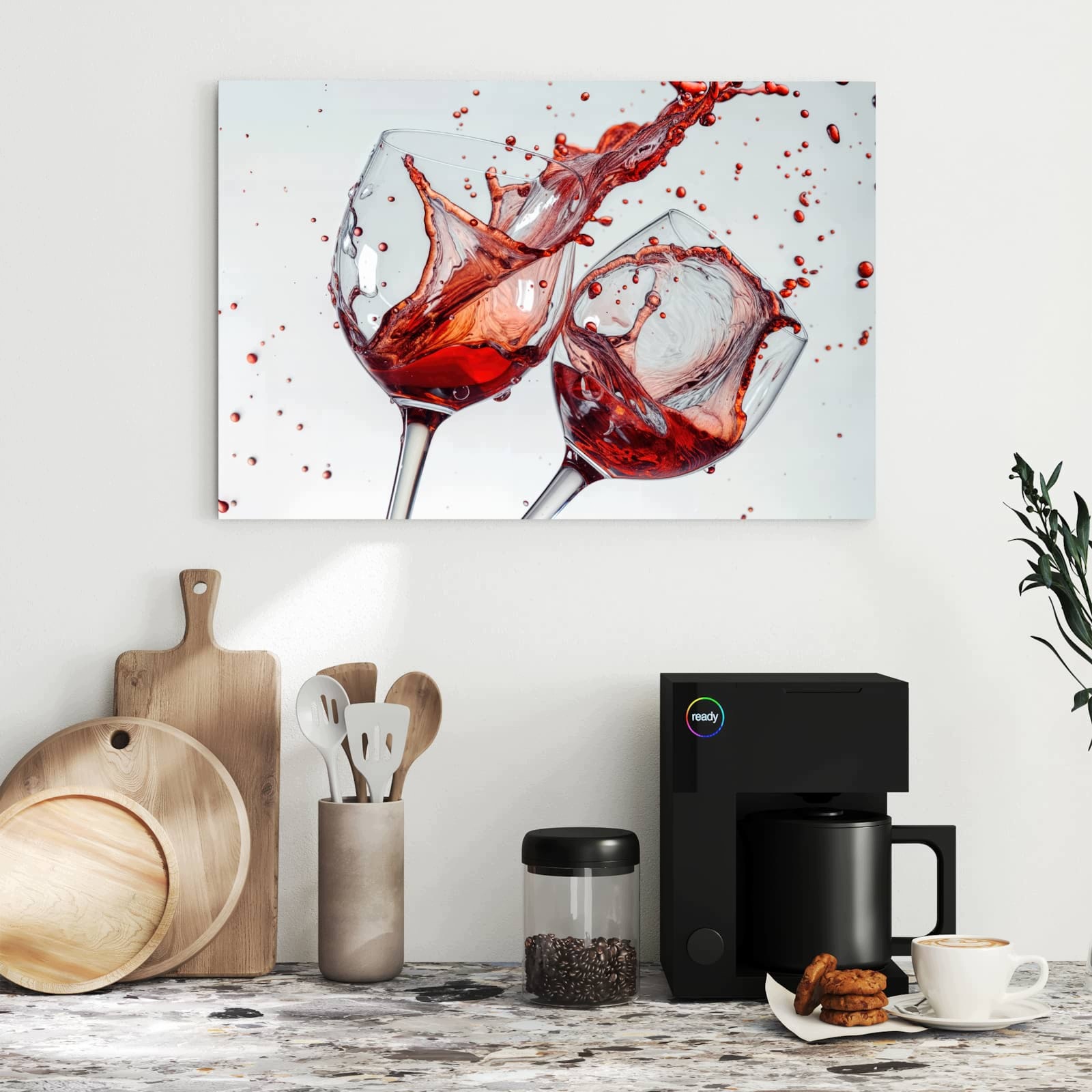 Magnetická tabule Pluskajoucy Kielich vína 60 × 40 cm