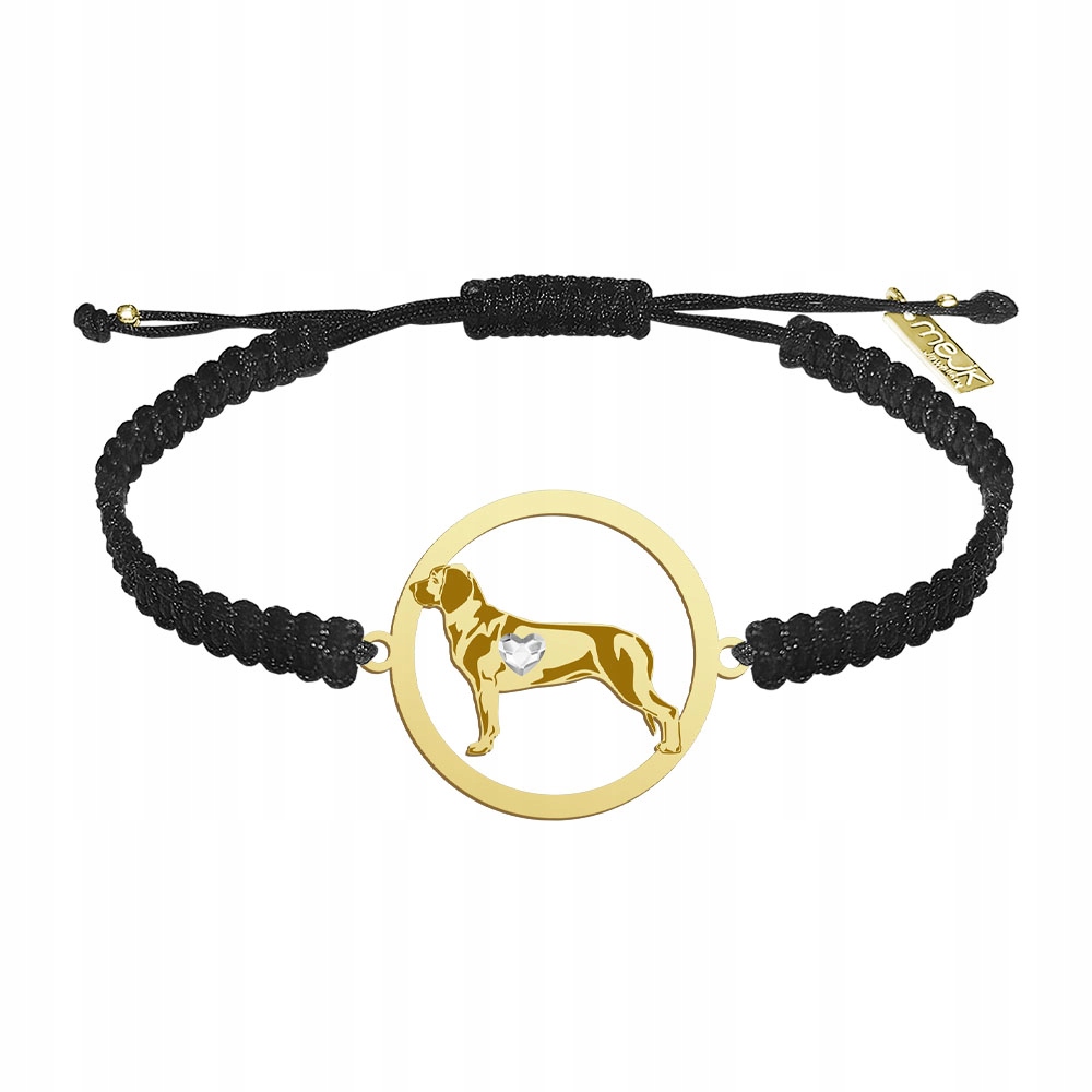 Zlatý náramek z Hanowersova Posokovce 925 Makramé Dárek Gravírování Bonus