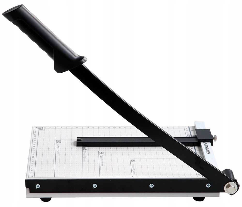 WZMOCNIONA METALOWA GILOTYNA NOŻOWA DO PAPIERU A4 A5 B5 OSTRA PRECYZYJNA EAN (GTIN) 5904121929705