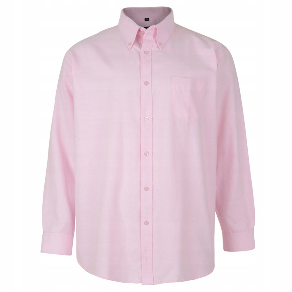 Kam košile pánská 664A nadměrná velikost 5XL růžová