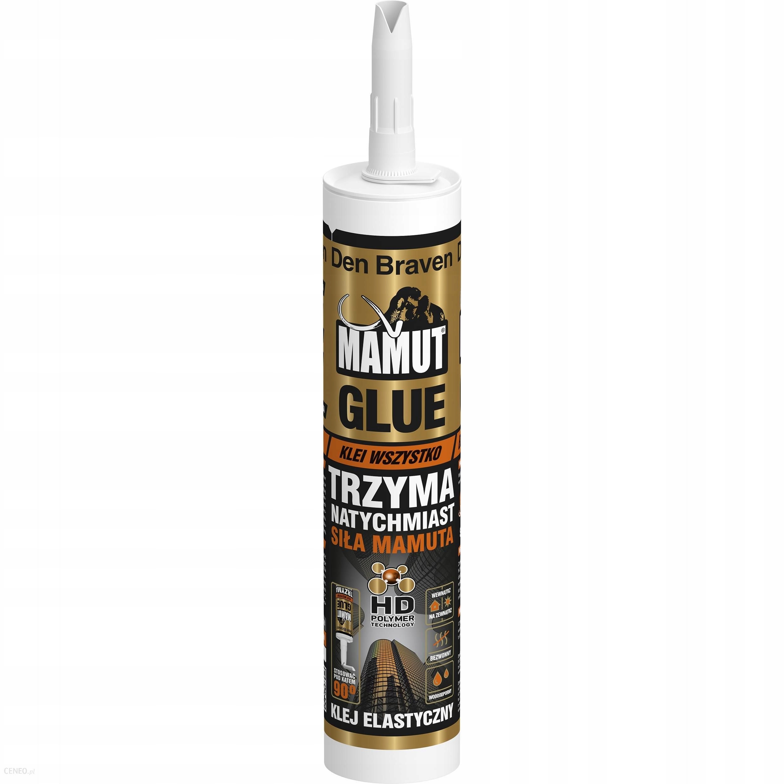 Klej montażowy Mamut Glue biały 290ml karton 12 sztuk