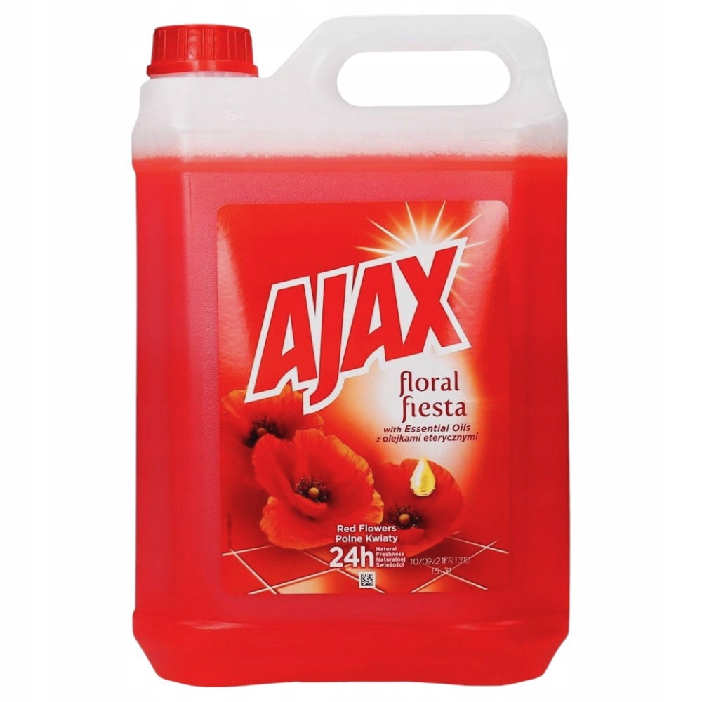 Levně Univerzální kapalina Ajax Polní květy 5L odstraňuje nečistoty a mastnotu