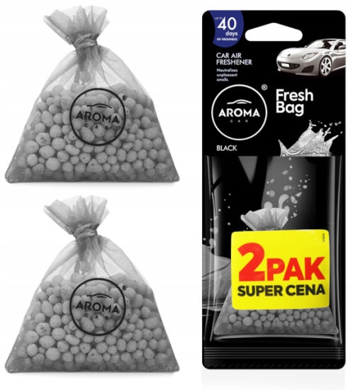 

Woreczek Zapachowy Aroma Car Fresh Bag Black 2pak